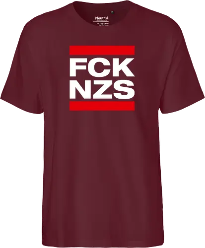 FCK NZS - weiß - Fairtrade T-Shirt