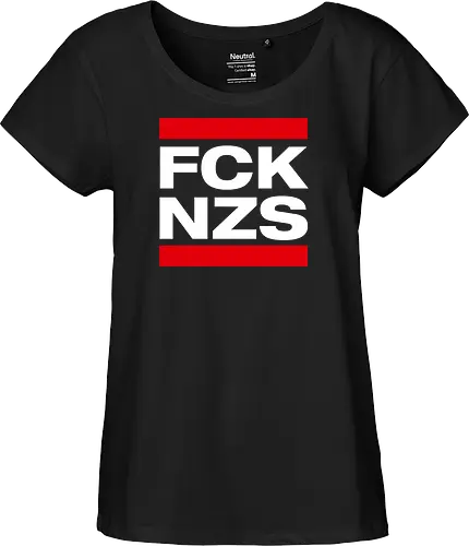 FCK NZS - weiß - Fairtrade Girl Shirt