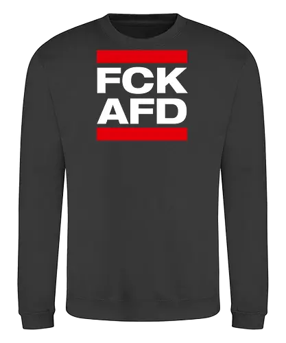 FCK AFD - weiß - Sweatshirt