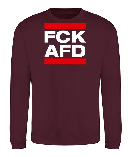 FCK AFD - weiß - Sweatshirt