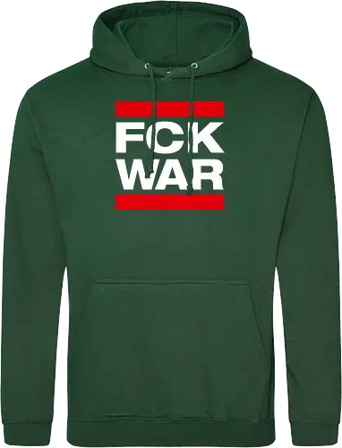 FCK WAR - weiß - Standard Hoodie