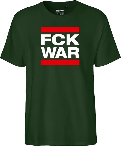 FCK WAR - weiß - Fairtrade T-Shirt