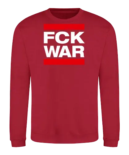 FCK WAR - weiß - Sweatshirt