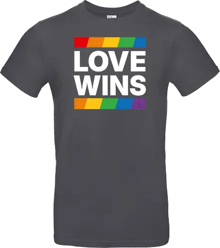 LOVE WINS - weiß