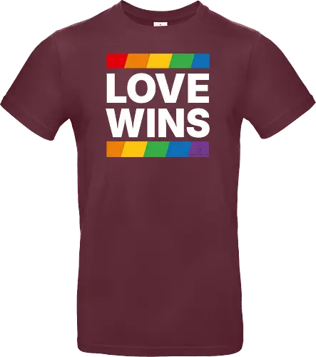 LOVE WINS - weiß