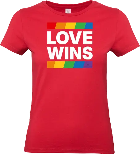 LOVE WINS - weiß