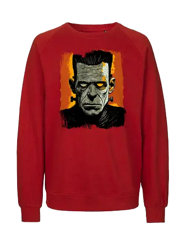 The Modern Prometheus - horor, halloween, books, mary shelley, frankenstein - Fairtrade Sweatshirt