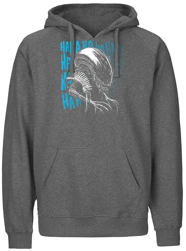 In space no one can hear you laugh - mashup, funny, pop culture, horror, halloween, Alien, movie, scifi - Fairtrade Hoodie