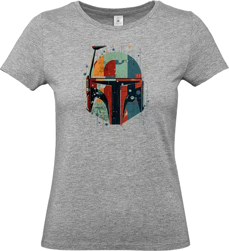 Bounty Hunter helmet - vintage, retro, scifi, movie, bounty hunter - Standard T-Shirt (Frauen)