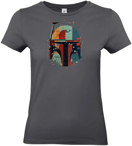 Bounty Hunter helmet - vintage, retro, scifi, movie, bounty hunter - Standard T-Shirt (Frauen)