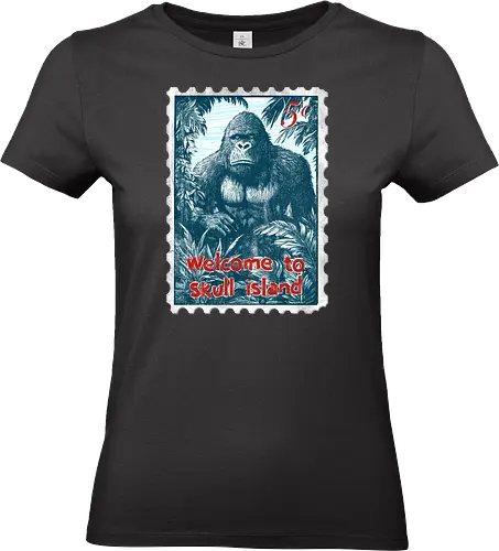 Welcome to skull island - scifi, fantasy, movie, pop culture, big ape, king - Standard T-Shirt (Frauen)