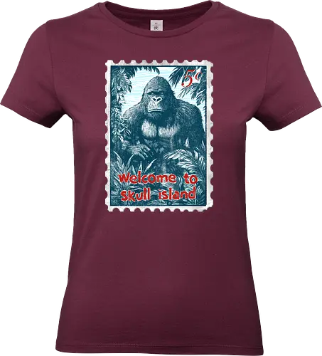 Welcome to skull island - scifi, fantasy, movie, pop culture, big ape, king - Standard T-Shirt (Frauen)