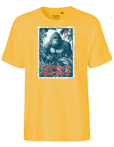 Welcome to skull island - scifi, fantasy, movie, pop culture, big ape, king - Fairtrade T-Shirt