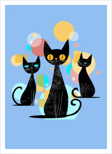 Mid Century Cats