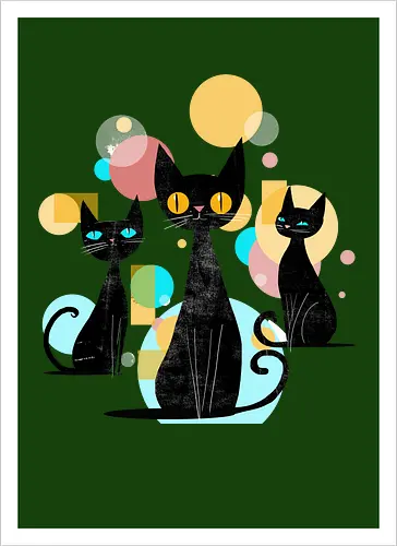 Mid Century Cats
