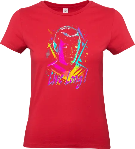 Live long - scifi, TV, movies, pop culture, vulcan - Standard T-Shirt (Frauen)