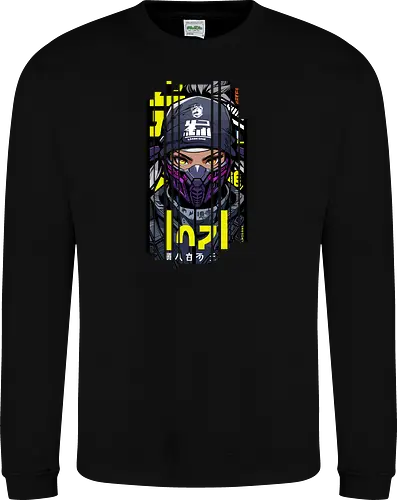 Cyberpunk-Ninja-Mädchen