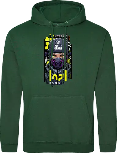 Cyberpunk-Ninja-Mädchen