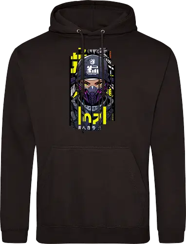 Cyberpunk-Ninja-Mädchen