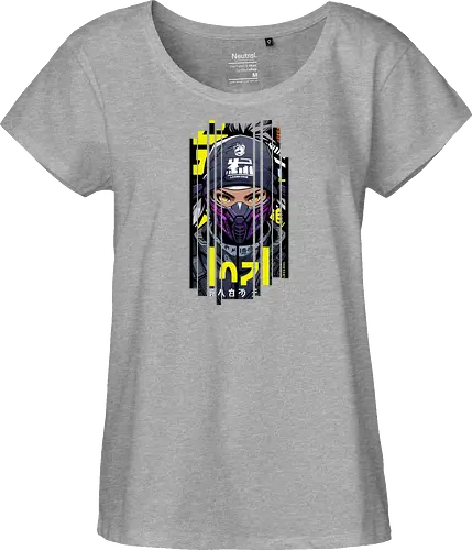 Cyberpunk-Ninja-Mädchen