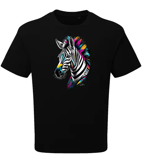 Mehrfarbiges geometrisches Zebra