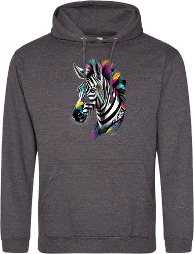 Mehrfarbiges geometrisches Zebra