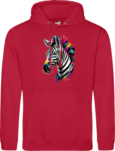 Mehrfarbiges geometrisches Zebra