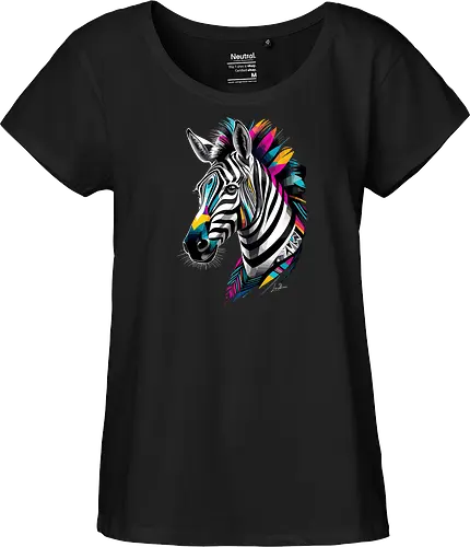 Mehrfarbiges geometrisches Zebra