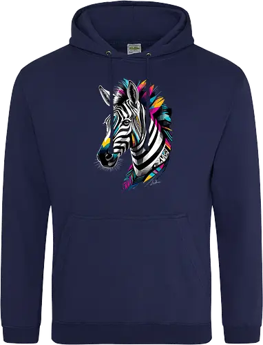 Mehrfarbiges geometrisches Zebra