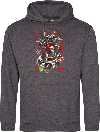 Toller japanischer Sushi-Drache