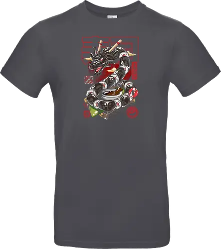 Toller japanischer Sushi-Drache