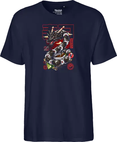 Toller japanischer Sushi-Drache