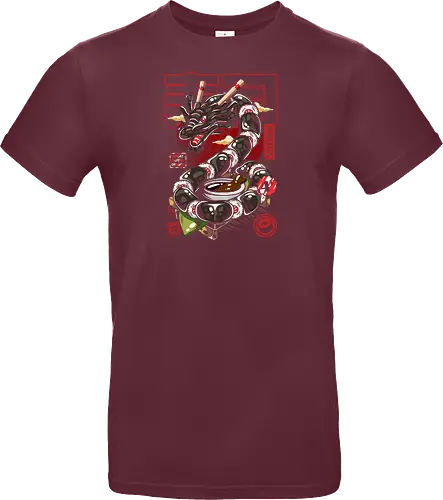 Toller japanischer Sushi-Drache