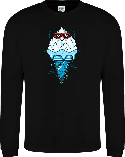 Lustige Eisbergcreme