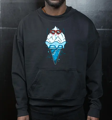 Lustige Eisbergcreme