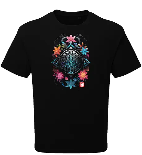 Geometrische Mandala-Blumen