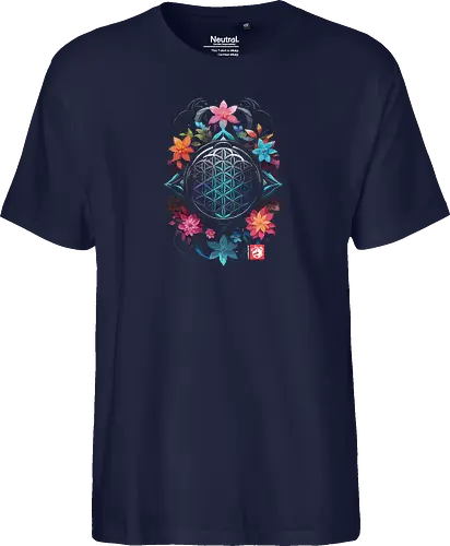 Geometrische Mandala-Blumen