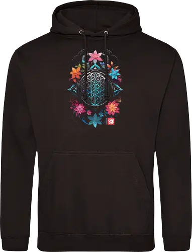 Geometrische Mandala-Blumen