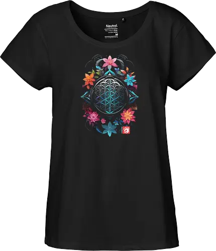 Geometrische Mandala-Blumen