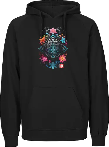 Geometrische Mandala-Blumen