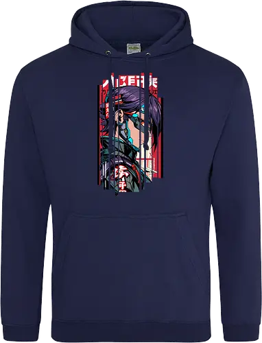 Futuristisches Cyberpunk-Mädchen