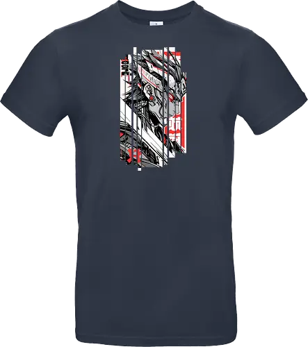 Samurai Roter Cyborg