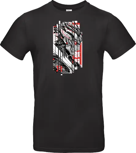 Samurai Roter Cyborg