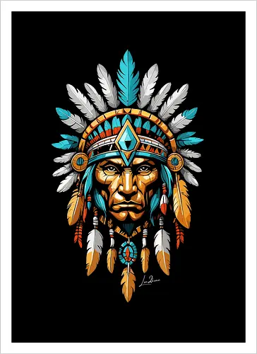 Colorful American Native