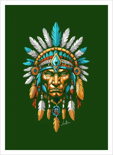 Colorful American Native