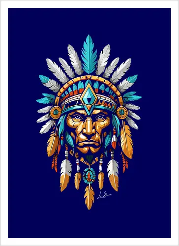 Colorful American Native