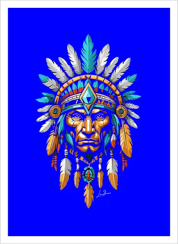 Colorful American Native