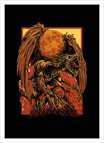 Angry European Dragon