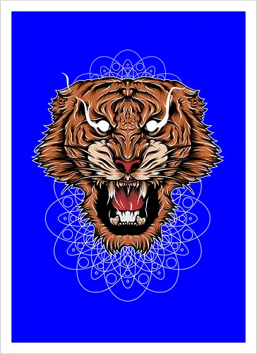 Angry Japanese Tiger Tora