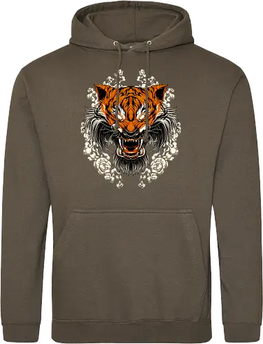 Angry Tiger Tora Tattoo